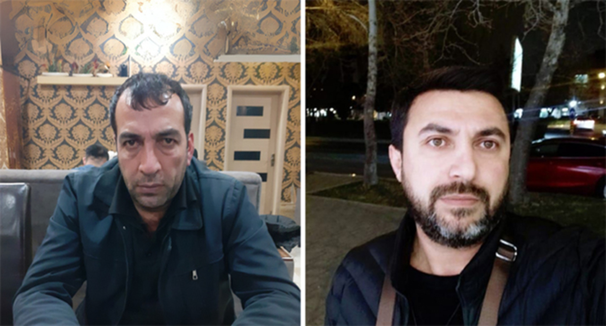 Гюндуз Мирзоев (слева) и Заур Аскеров. Фото: https://www.meydan.tv/ru/article/chleny-partii-narodnogo-fronta-obvinyayutsya-v-antigosudarstvennyh-prizyvah/