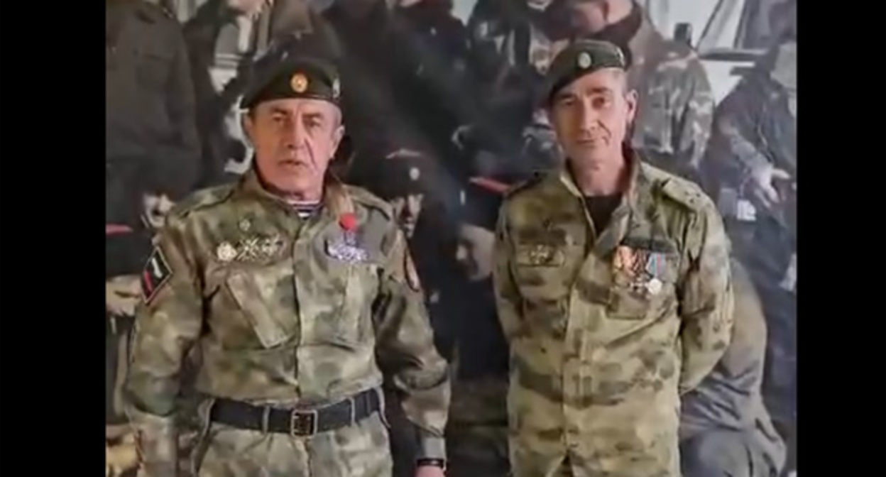 Обращение бойцов из Крымска. 20 мая 2025 г. Скриншот видео https://vk.com/video-200432135_456252879